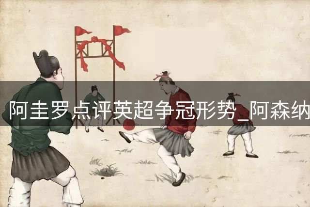 阿圭罗点评英超争冠形势 阿森纳维拉受关注